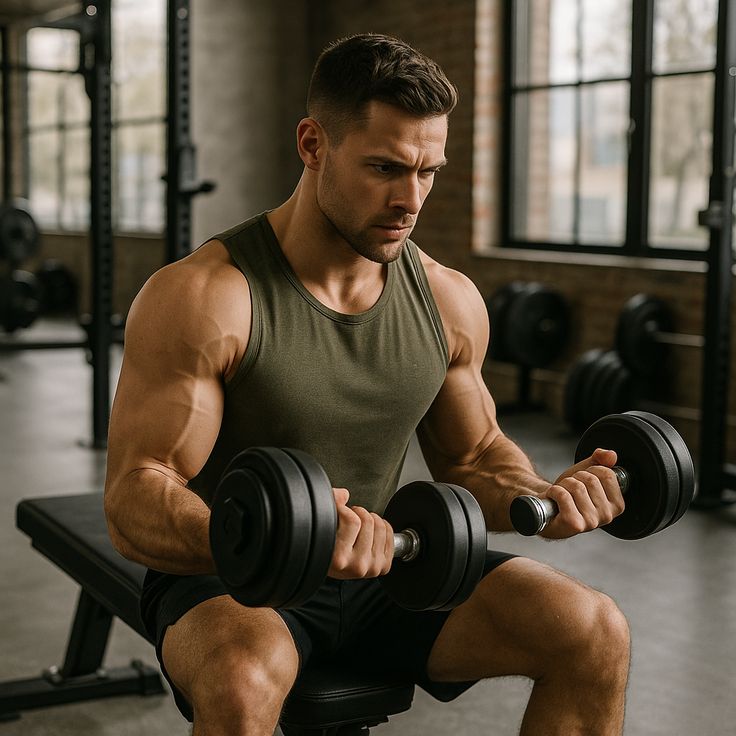 Dumbbell Press at Beast Da Gym